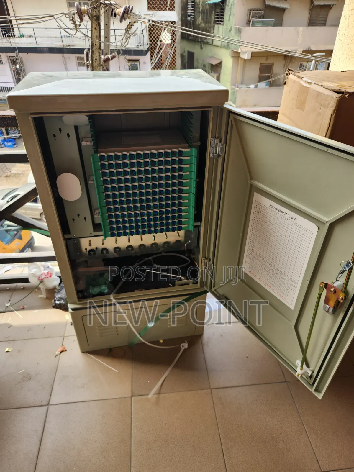 144 Core Outdoor Fiber Distribution Cabinet (Fdc) – FTTH Fiber Optic