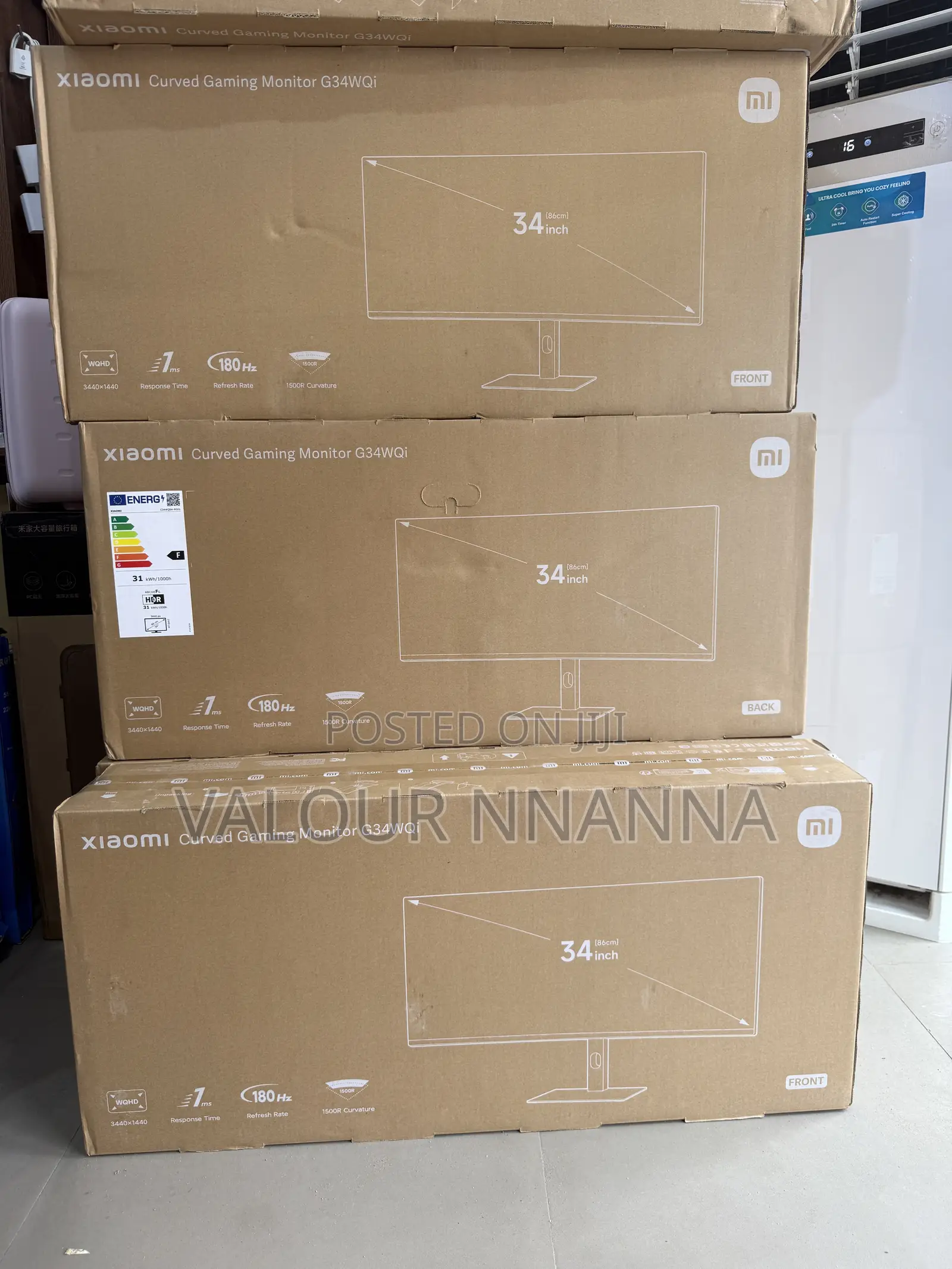Xiaomi Curved Gaming Monitor G34wqi 34” Inch