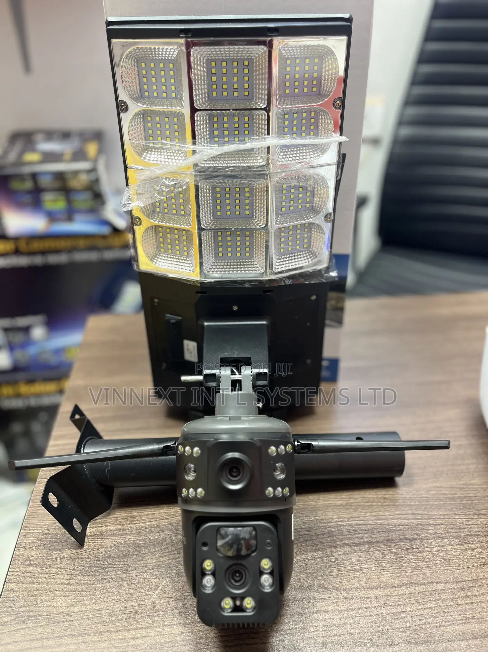 All-in-One Dual Lens Solar Light Security Camera