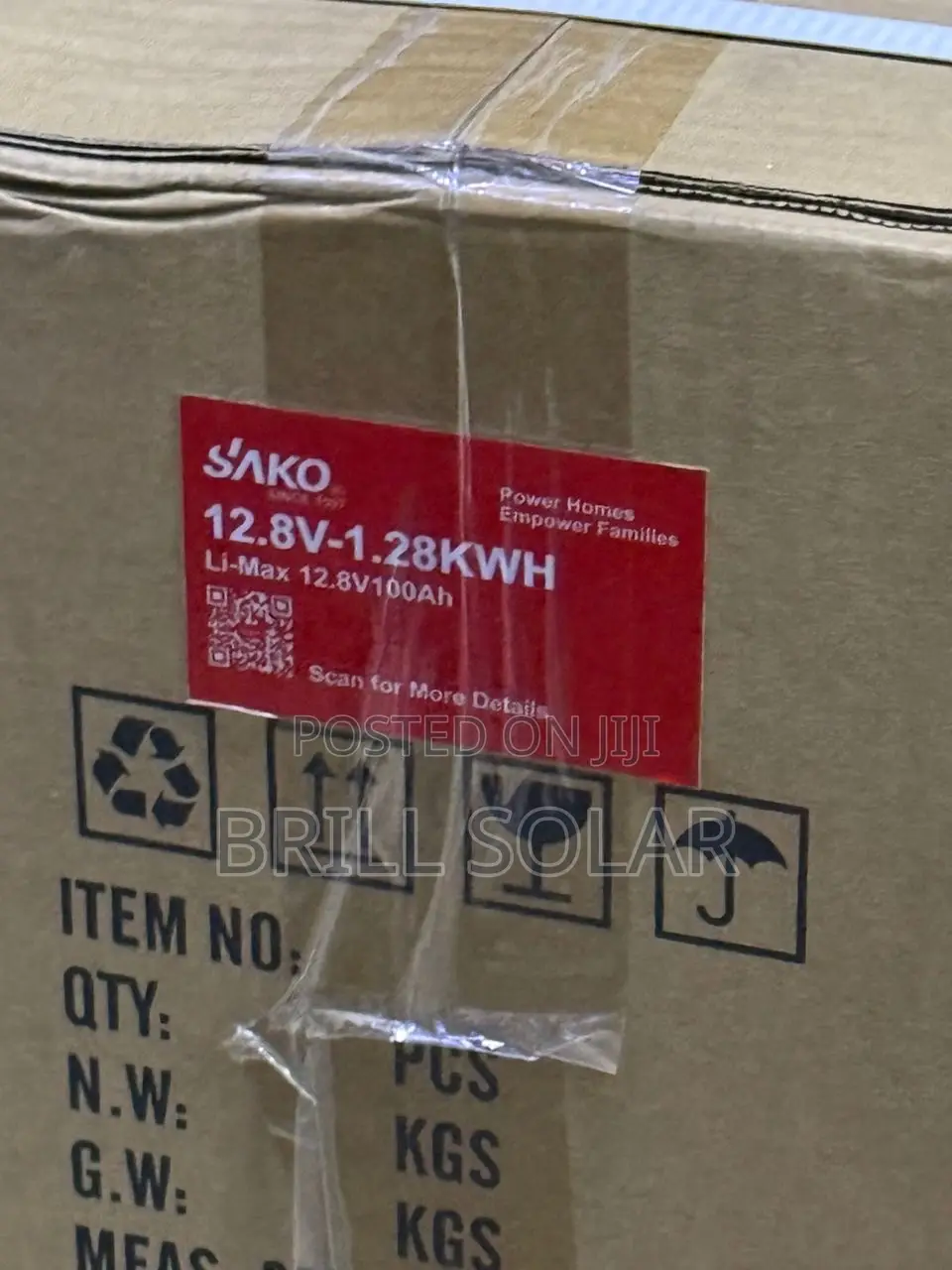 1.28kwh-12.8v Sako Solar Lithium Battery