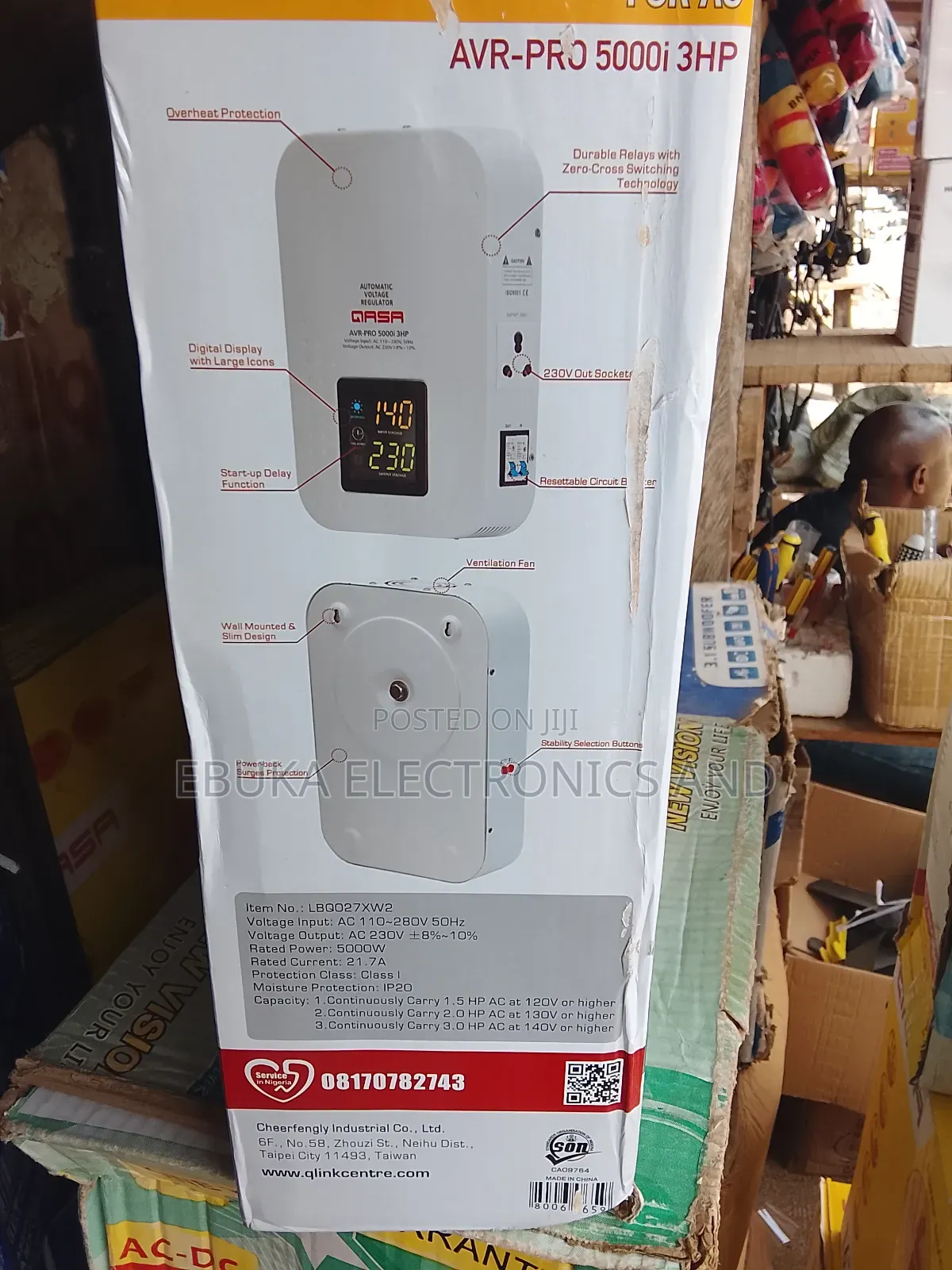 Gasa Automatic Voltage Regulator Stabilizer Is Availablfor Ac Pro 5000