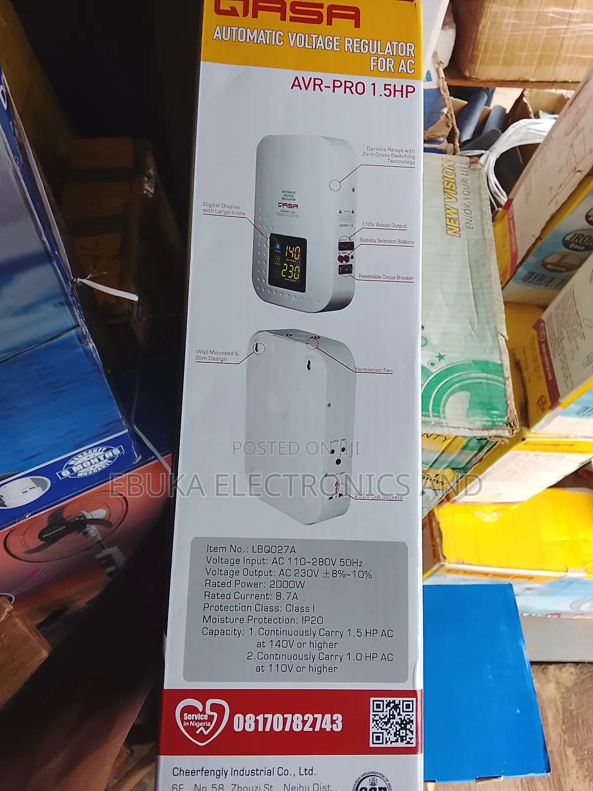 Gasa Automatic Voltage Regulator Stabilizer Is Availablfor Ac Pro 1.5h