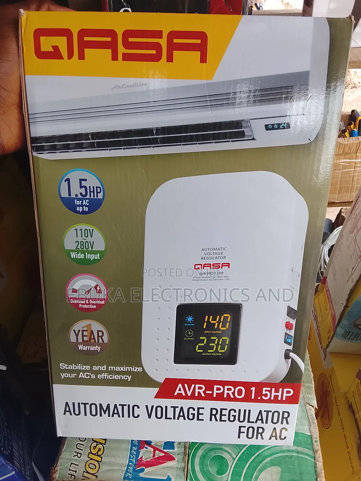 Gasa Automatic Voltage Regulator Stabilizer Is Availablfor Ac Pro 1.5h