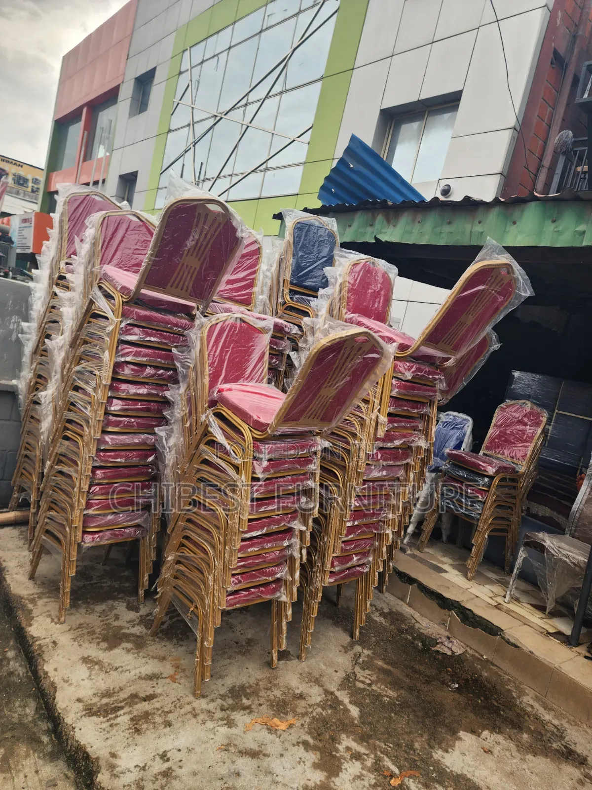 Banquet Chairs Used in Schools, Churches.