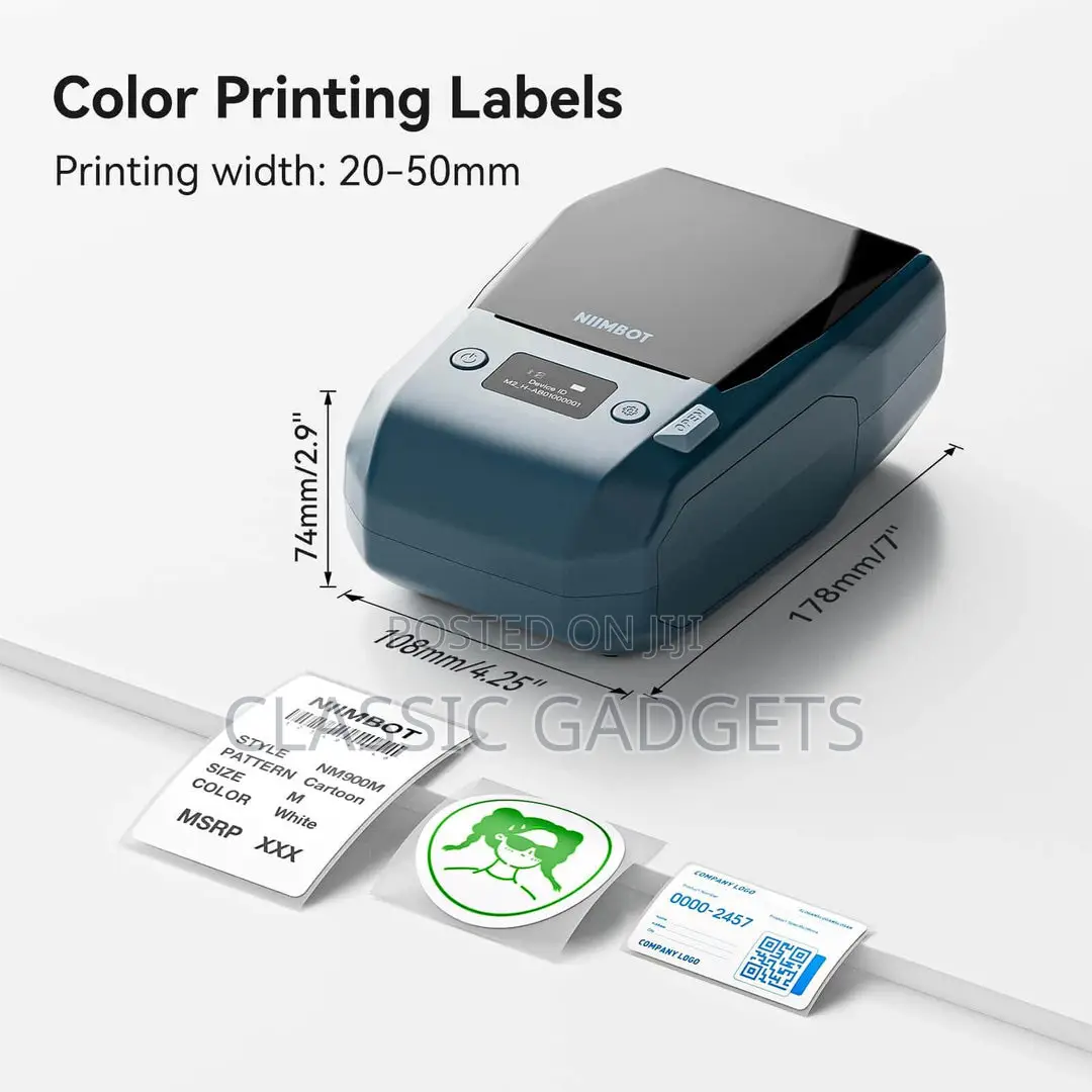 Niimbot M2 Thermal Transfer Label Maker For Office, Small Business