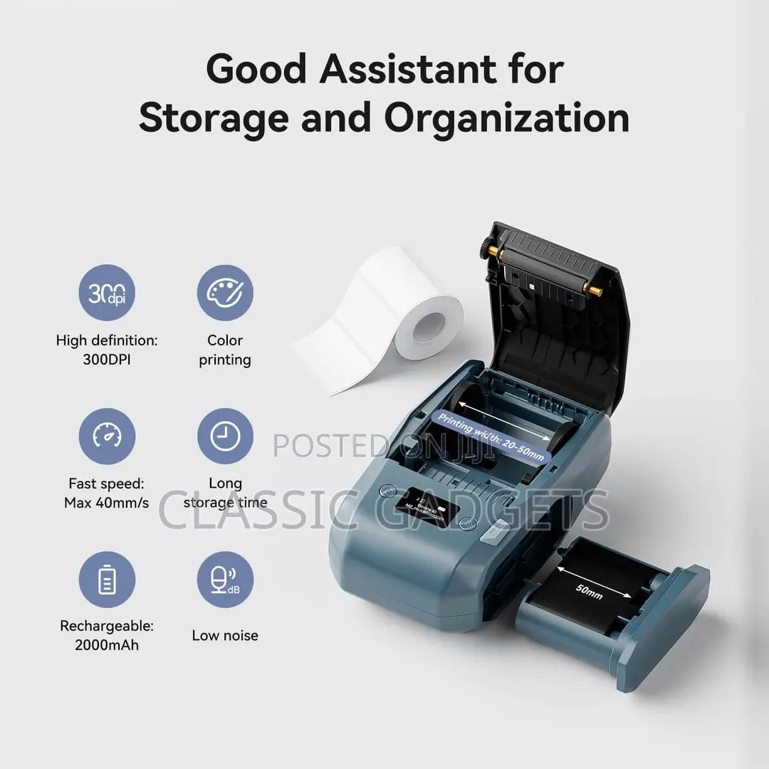 Niimbot M2 Thermal Transfer Label Maker For Office, Small Business