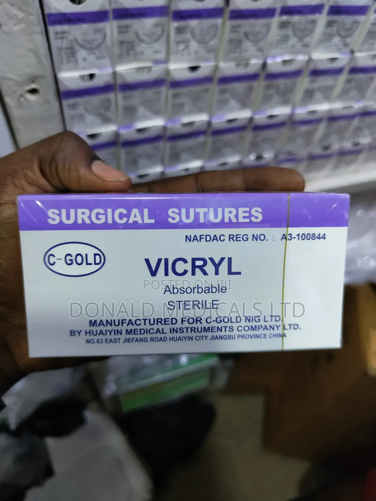 Vicryl Sutures - All Sizes (Round Body)