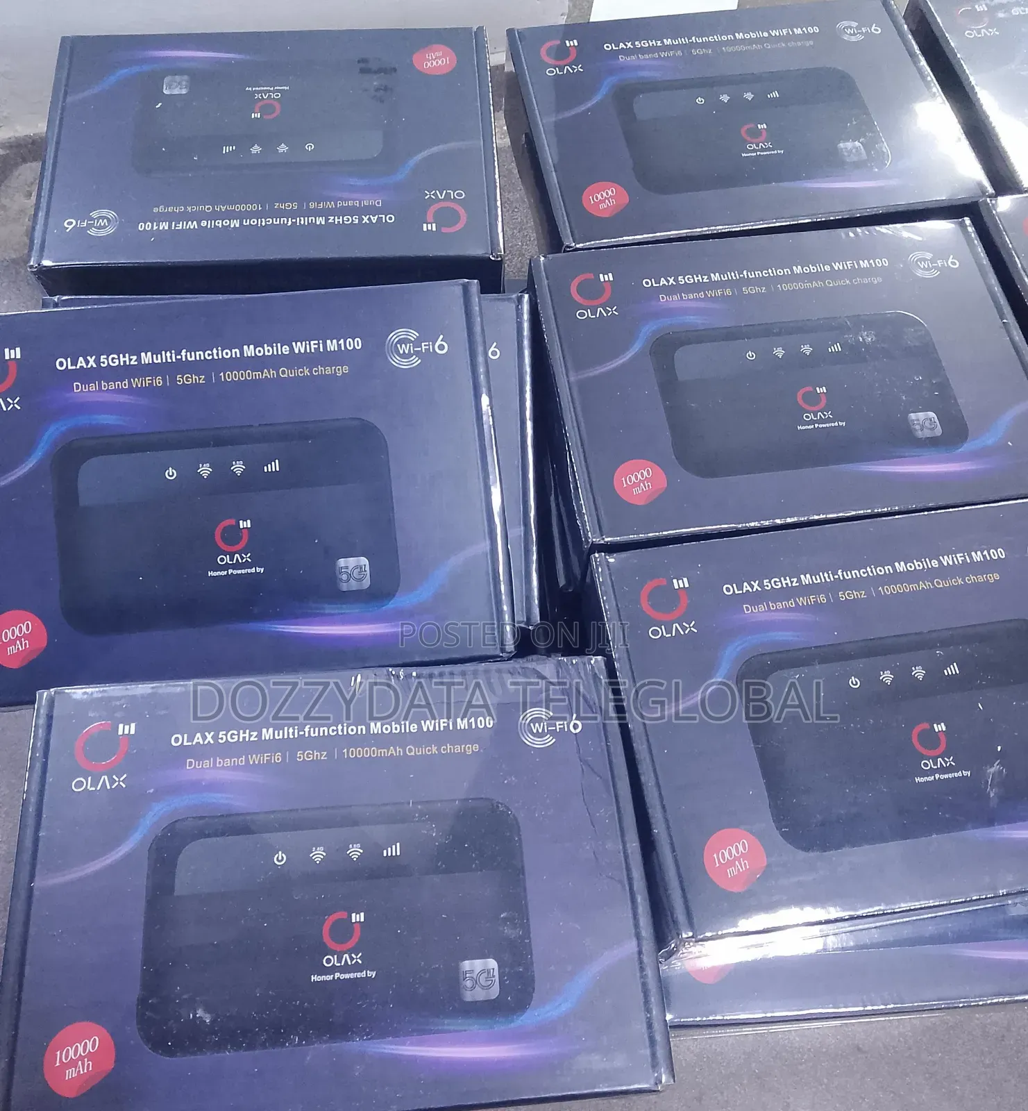 Olax M100 Dual Band Wi-Fi6 
5ghz With 10000mah Battery