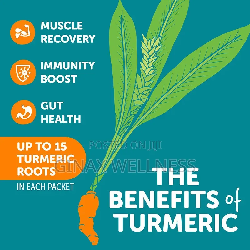Hydration, Turmeric and Electrolyte Drink Mix With Vitamins C, D, Zinc