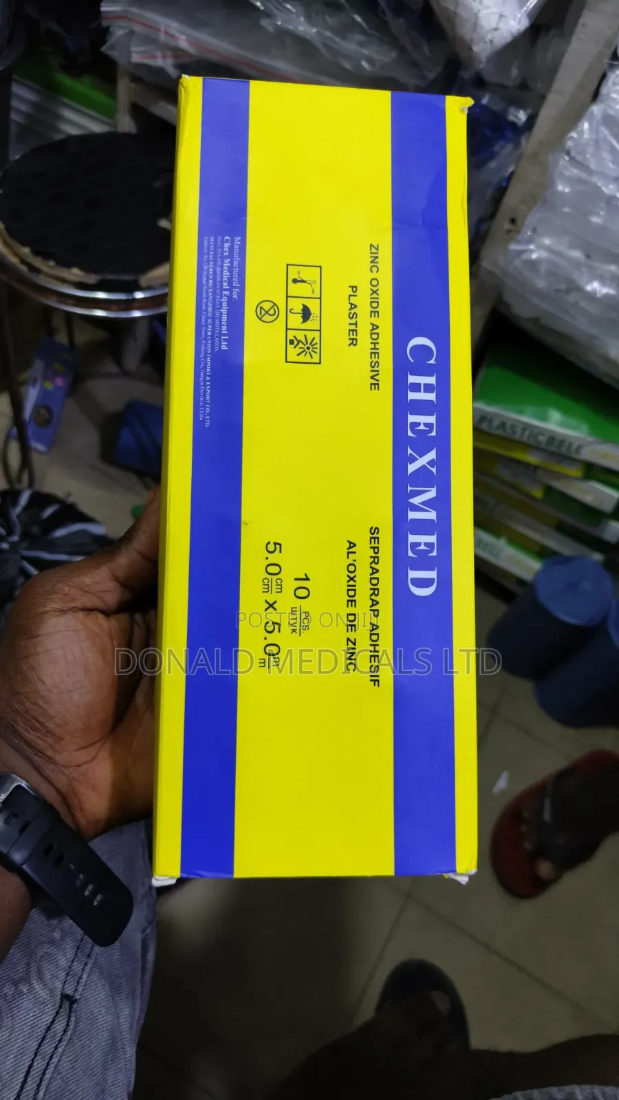Zinc Oxide Adhesive Plaster - Size 1 - 2 - 3 - 4