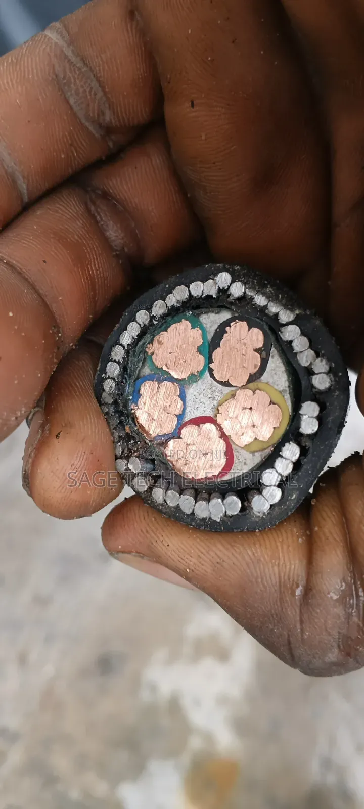 16mm 5core Nigerchin Electric Armoured Cable
