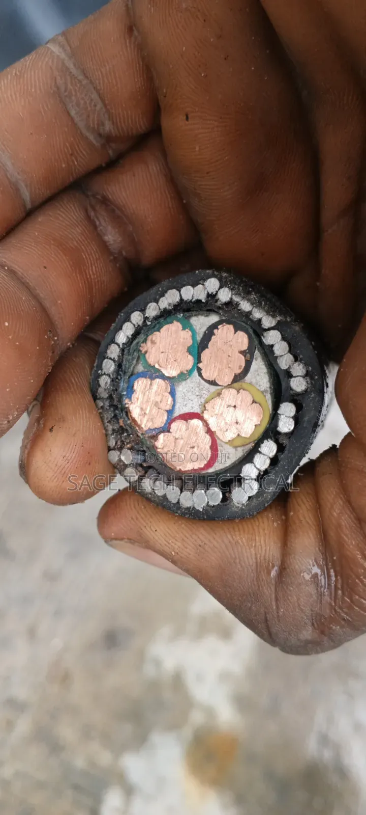 16mm 5core Nigerchin Electric Armoured Cable