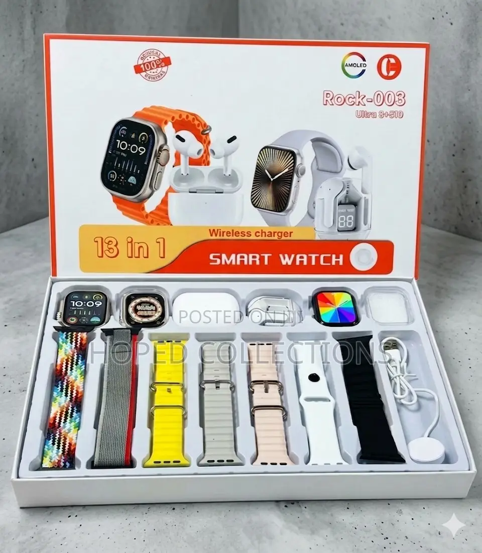 13 in 1 Smart Watch Rock 003 Utra 3plus