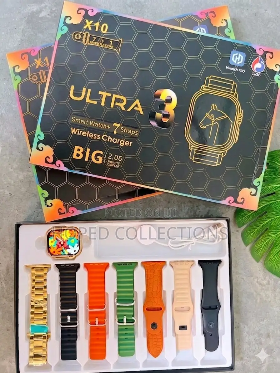 7!Straps Ultra Gold Smart Watch