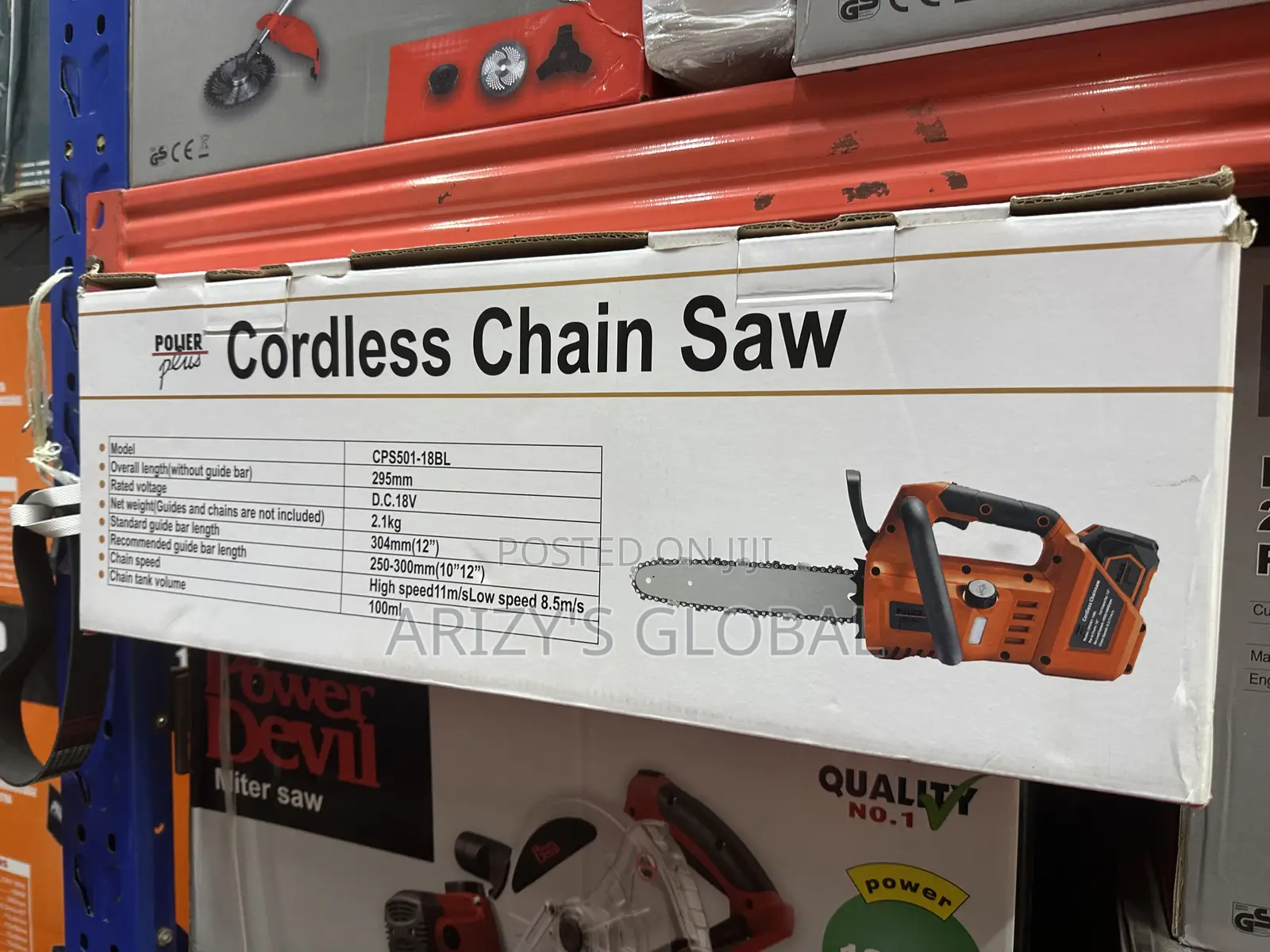 Power Plus, Cordless Chainsaw