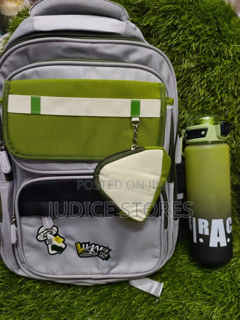 Children School Bags With Water Bottle