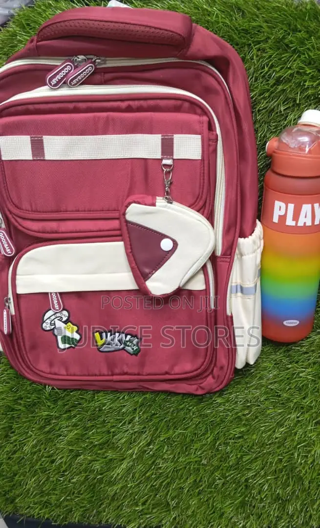 Children School Bags With Water Bottle