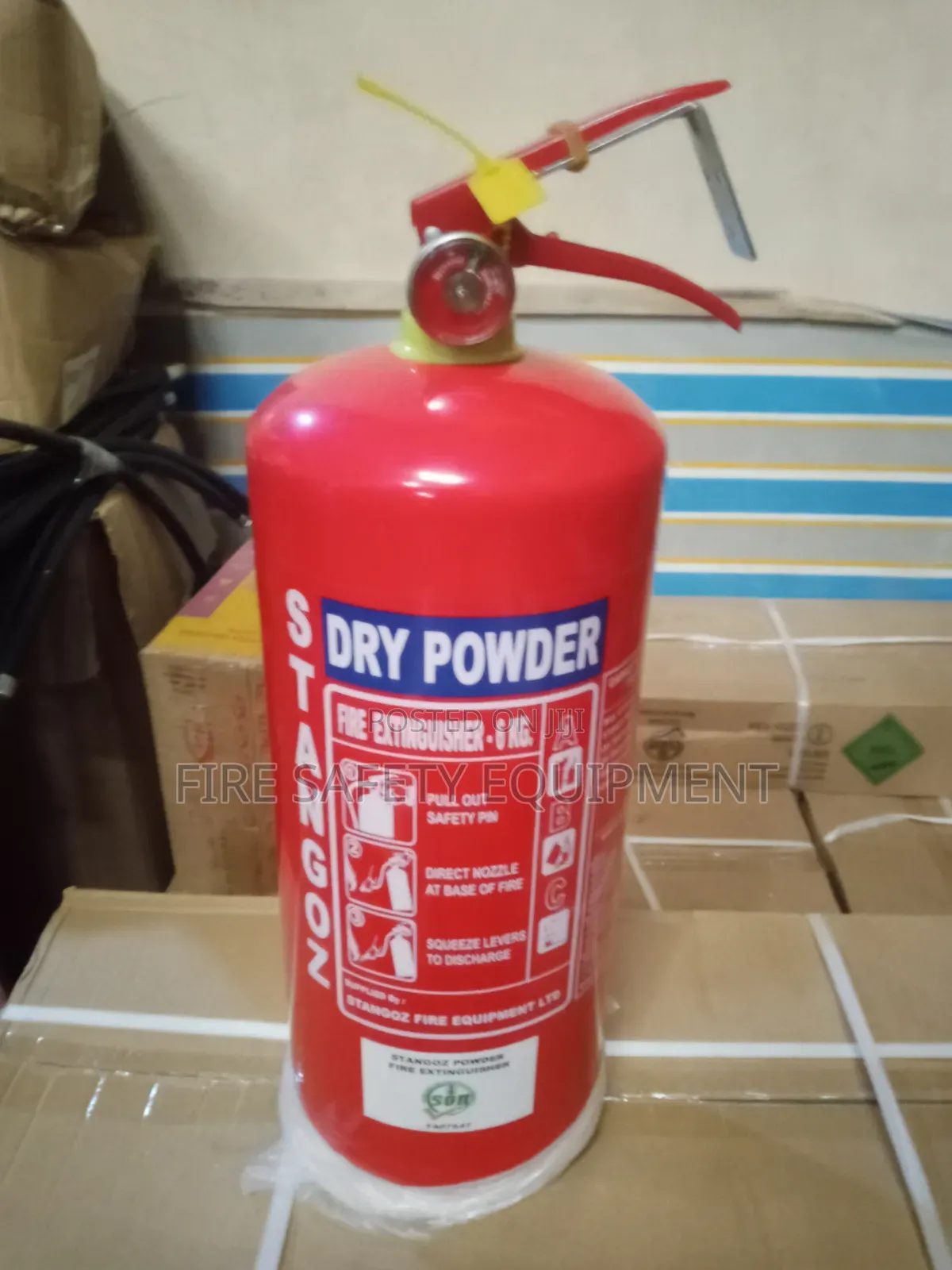 Dry Chemical Powder 6kg Fire Extinguisher