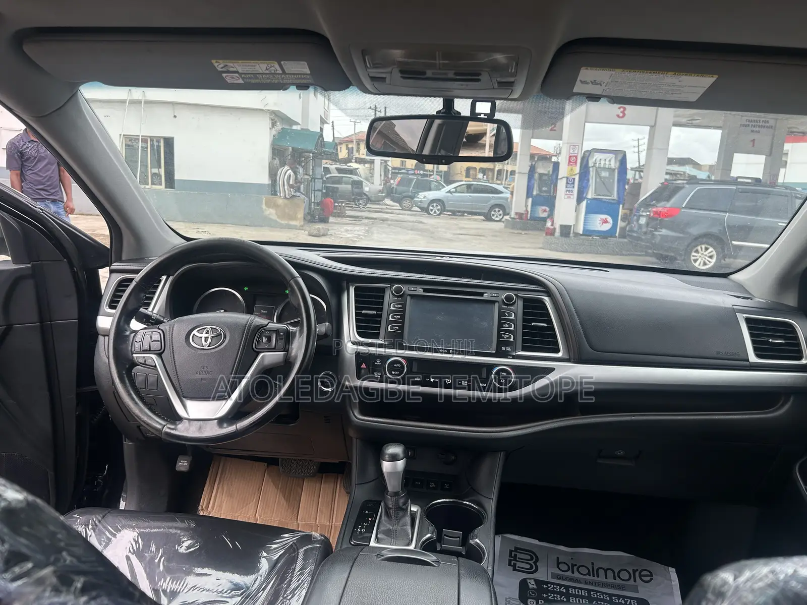 Toyota Highlander XLE 4dr SUV AWD (3.5L 6cyl 6A) 2015 Black