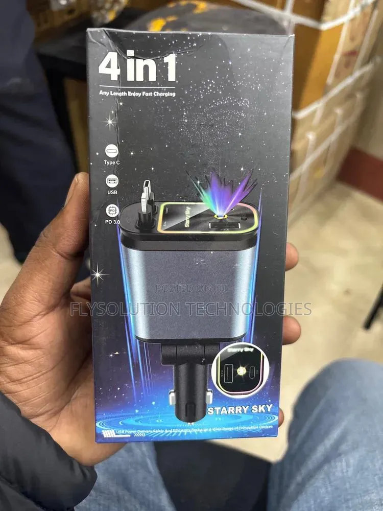 Starry Sky 4 in 1 Car Charger 66w