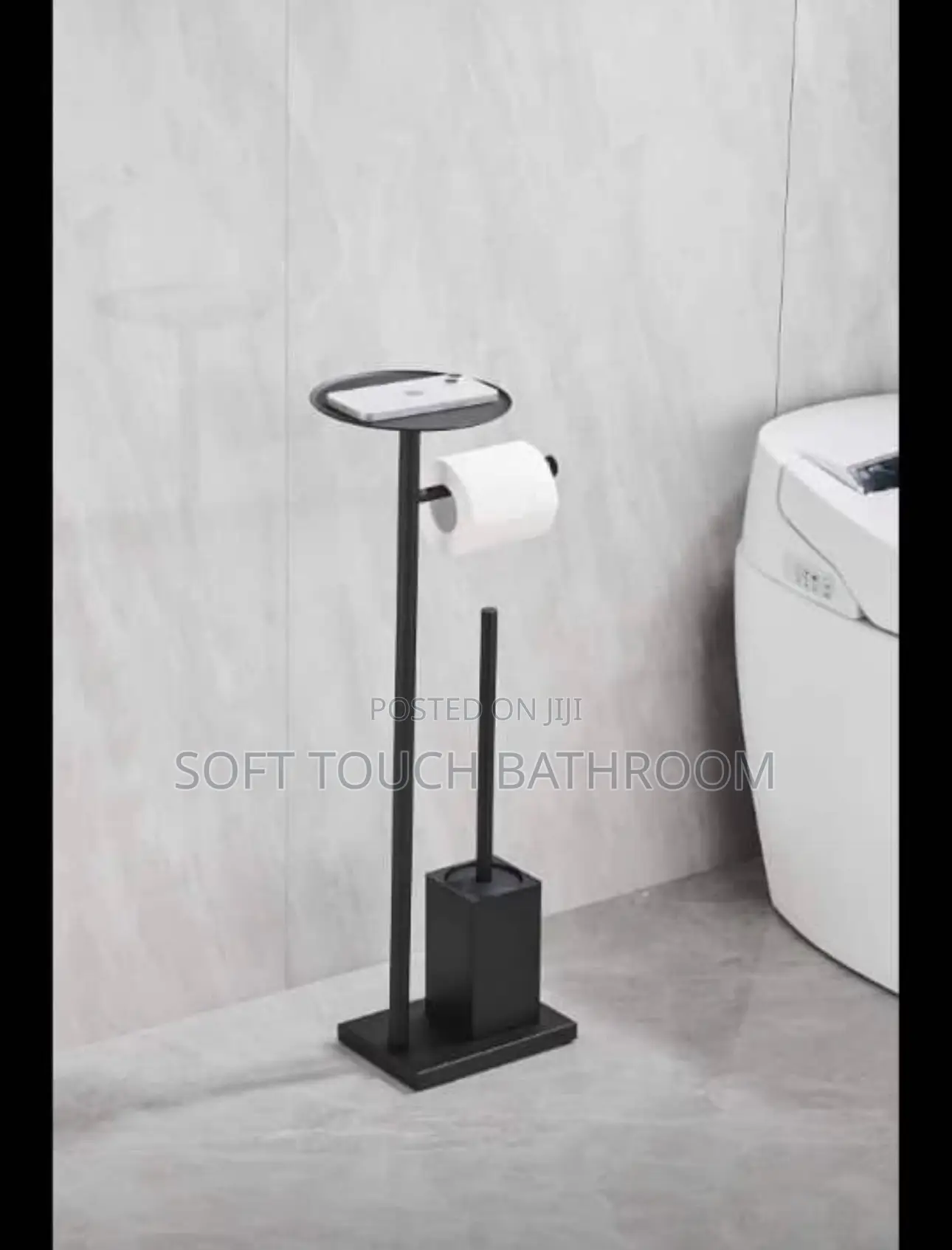 Standing Tissue and Toilet Brush Holder High Quality