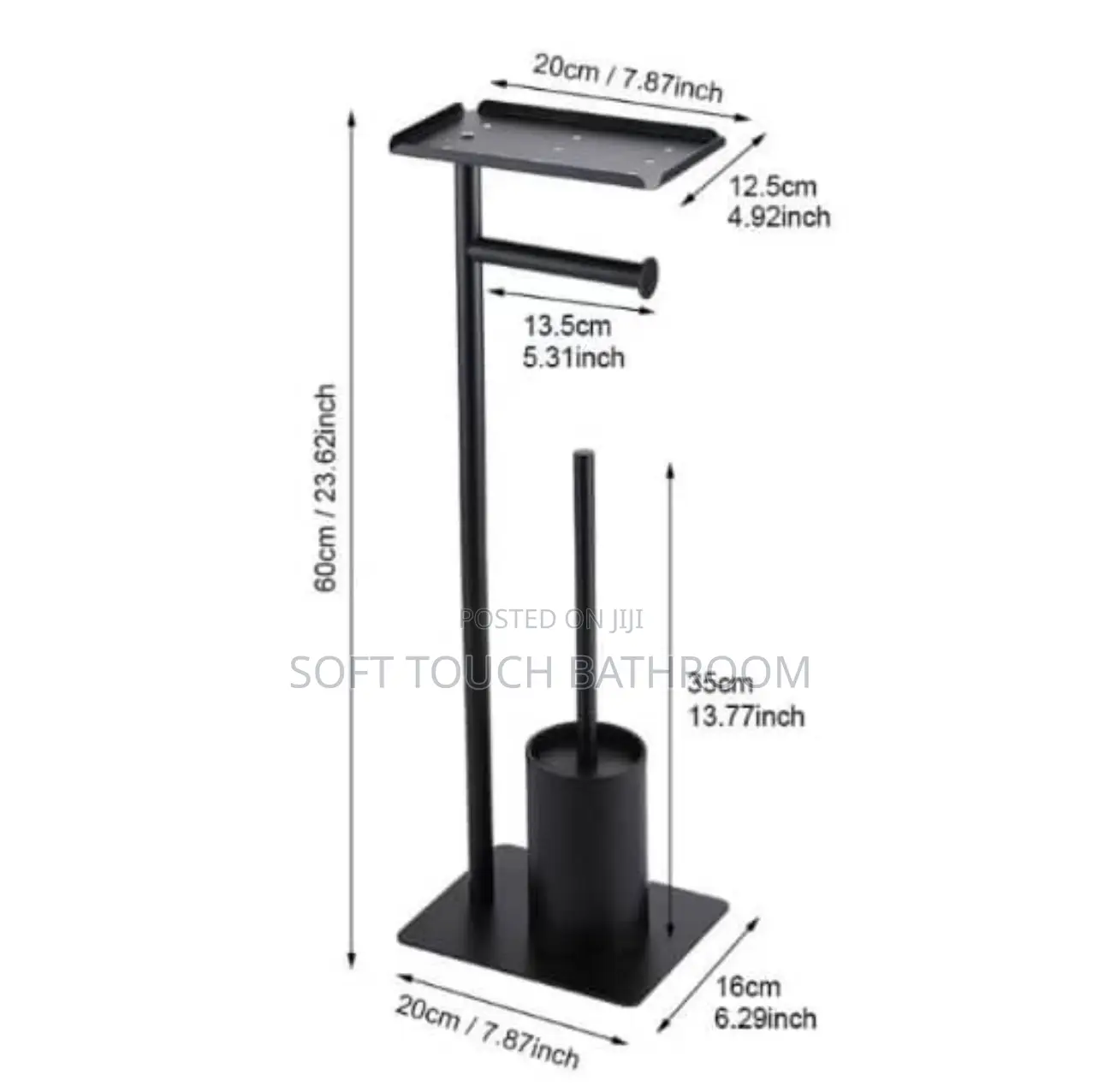 Standing Tissue and Toilet Brush Holder High Quality