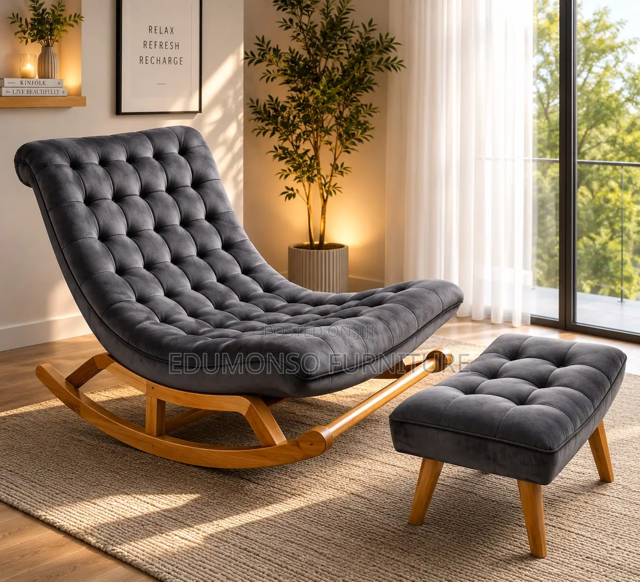 Relaxation Chair With Ottoman
