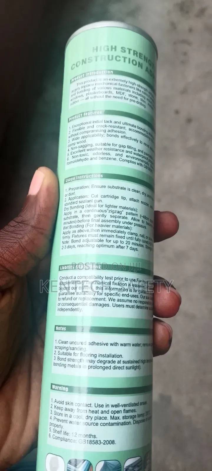 Liquid Nail Chemical Sealant