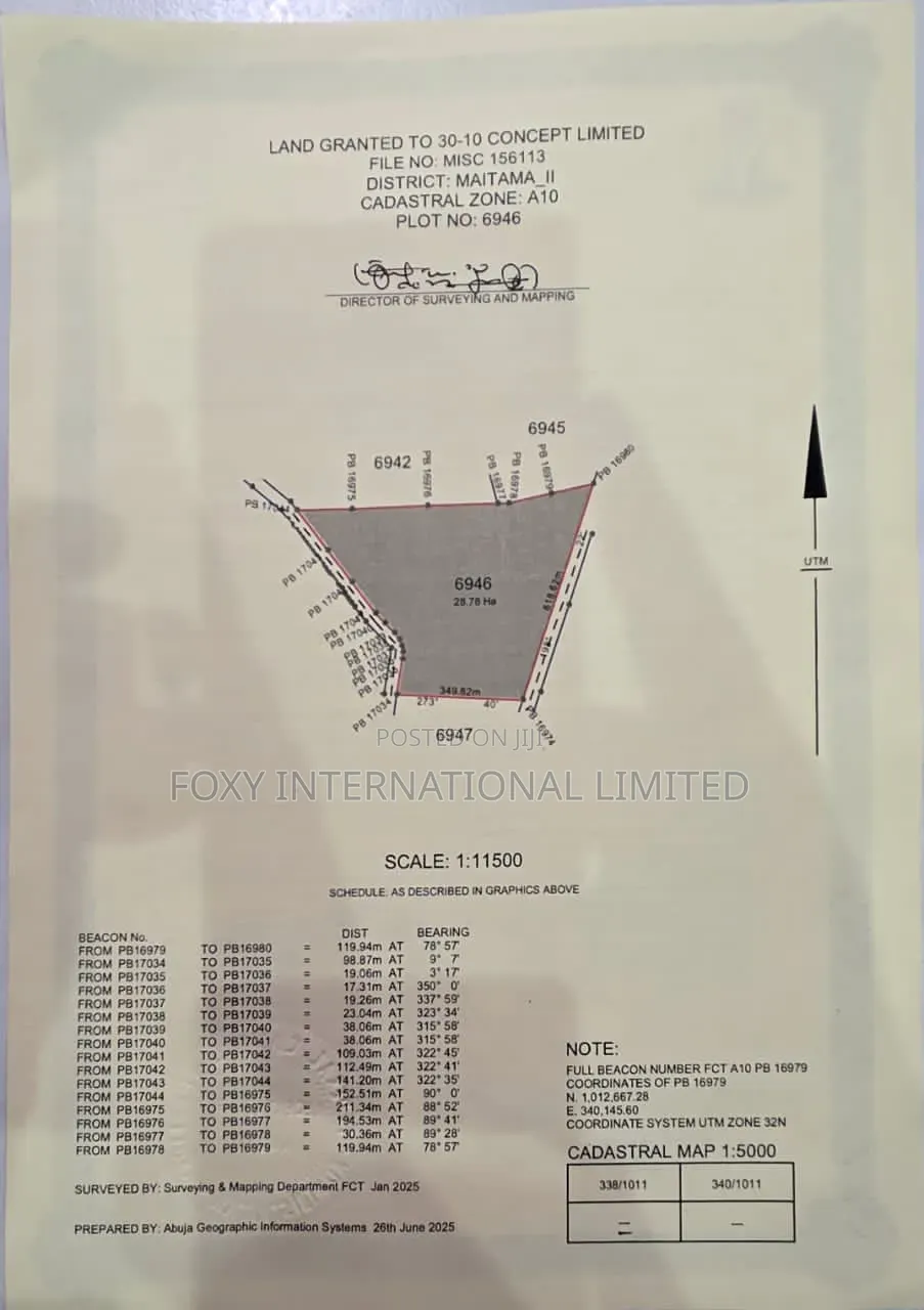 28 Hectares Land at Maitama2