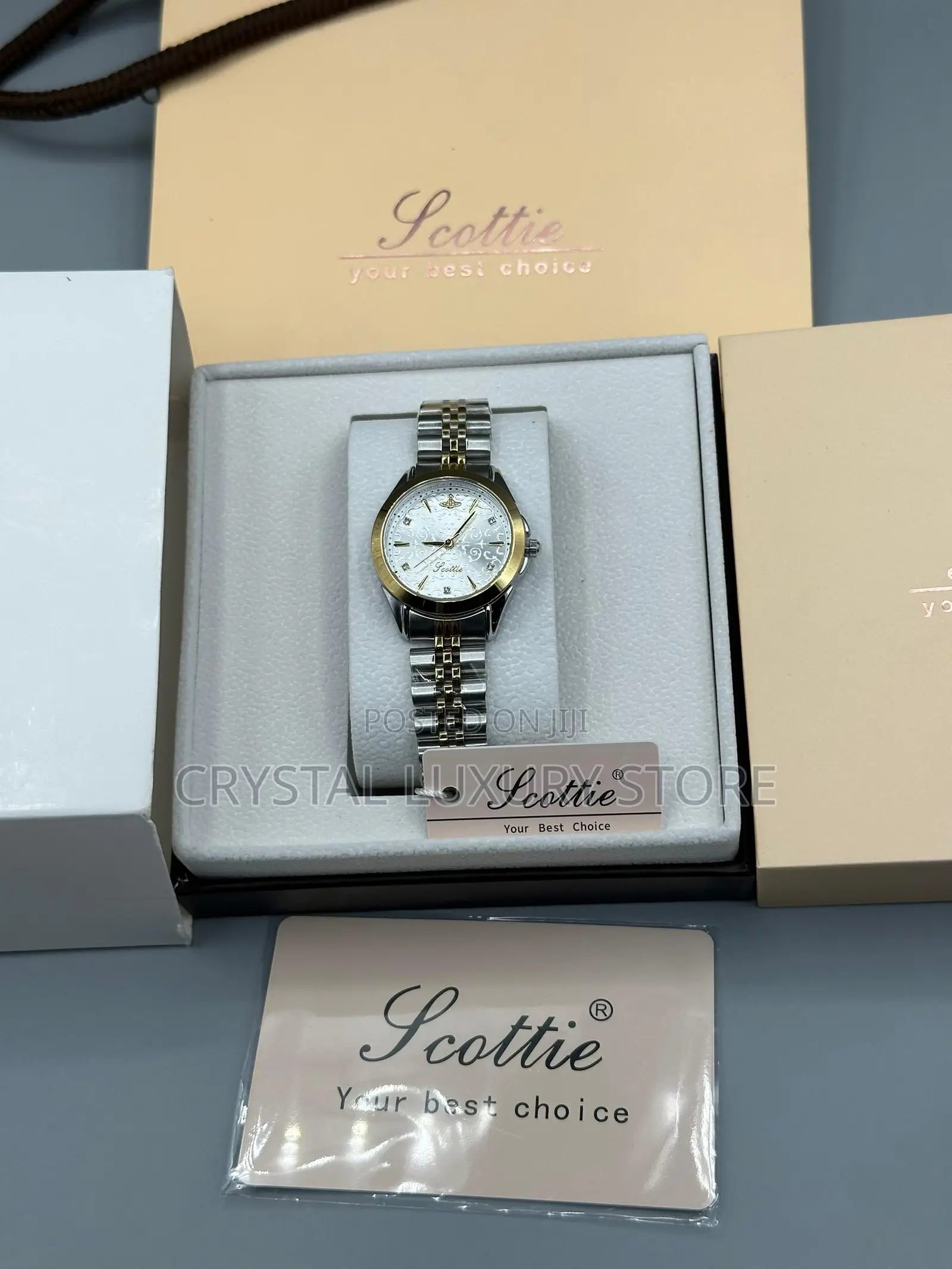 Scottie Quality Ladies Chain Strap Wristwatch