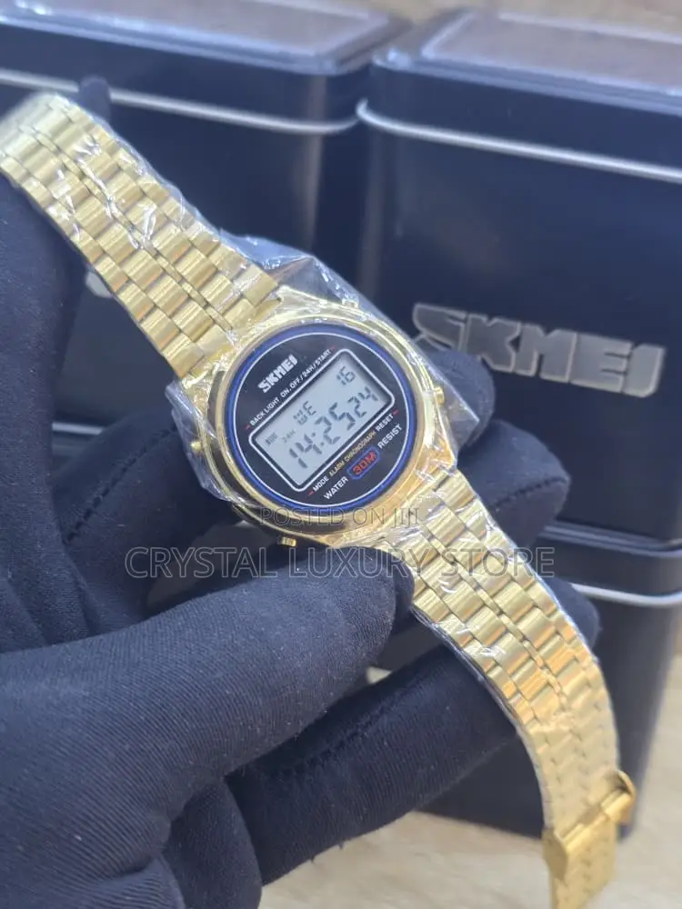 Skmei Quality Men Chain Strap Wristwatch