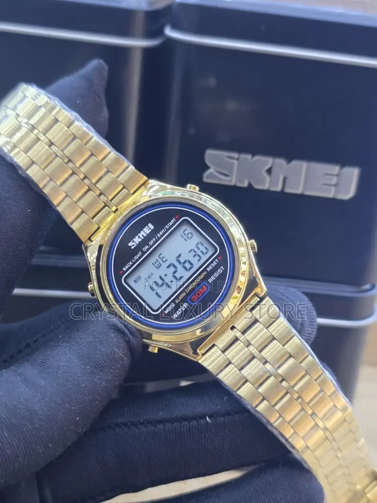 Skmei Quality Men Chain Strap Wristwatch