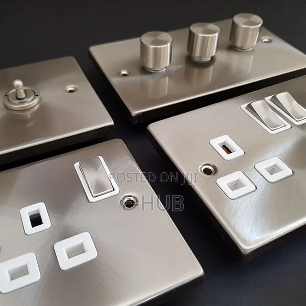 Stainless Switch and Single Socket
