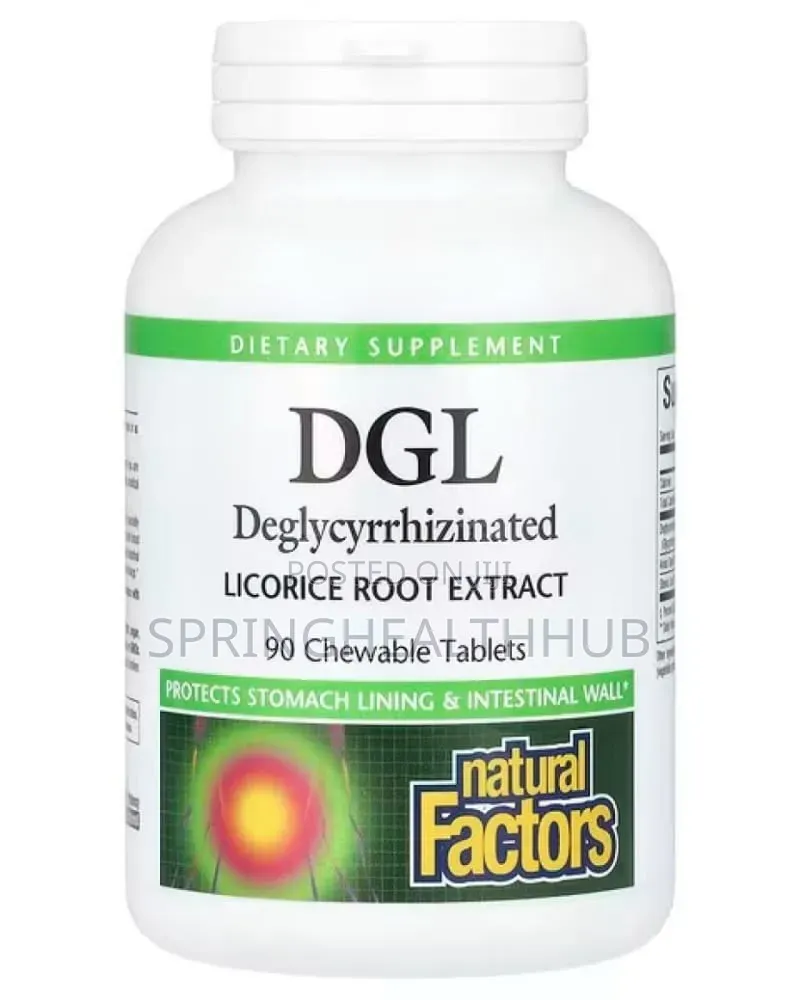 Deglycyrrhizinated Licorice Root) | Non-Gmo, DGL 90 Chewable Tablets