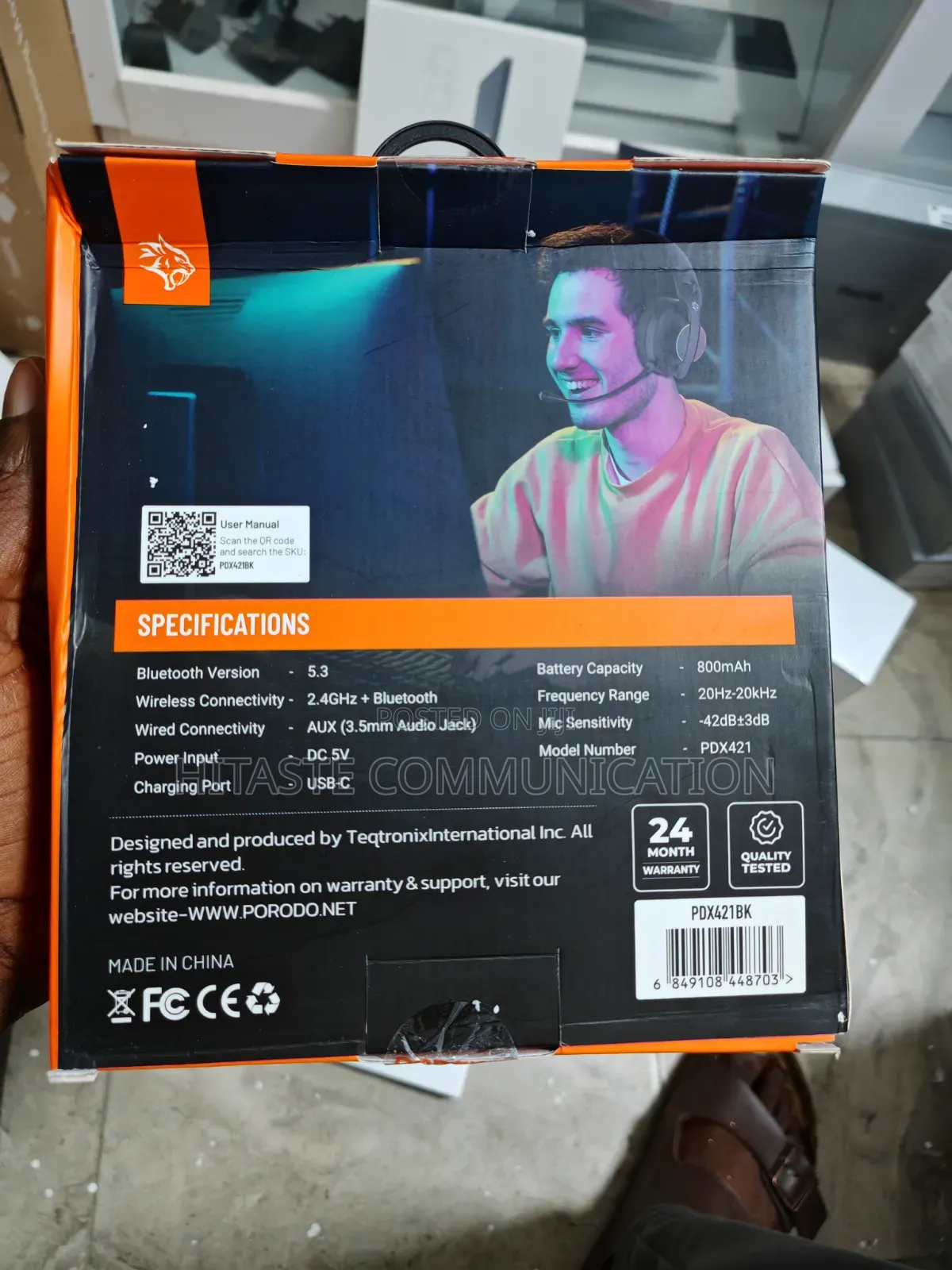 Porodo Triple - Mode Gaming Headphone