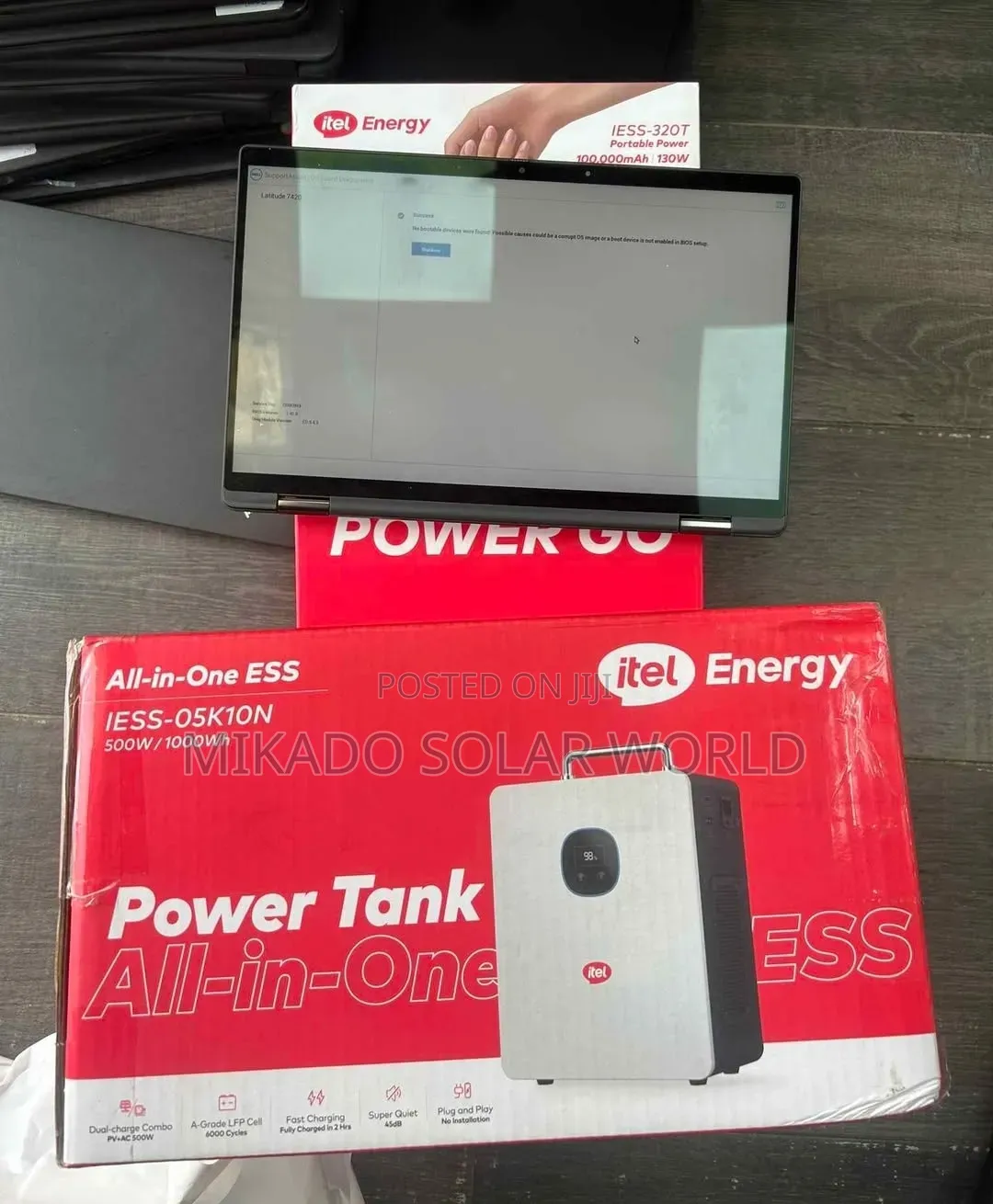 Itel Power Tank 1kwh Solar Generator (500w Output)