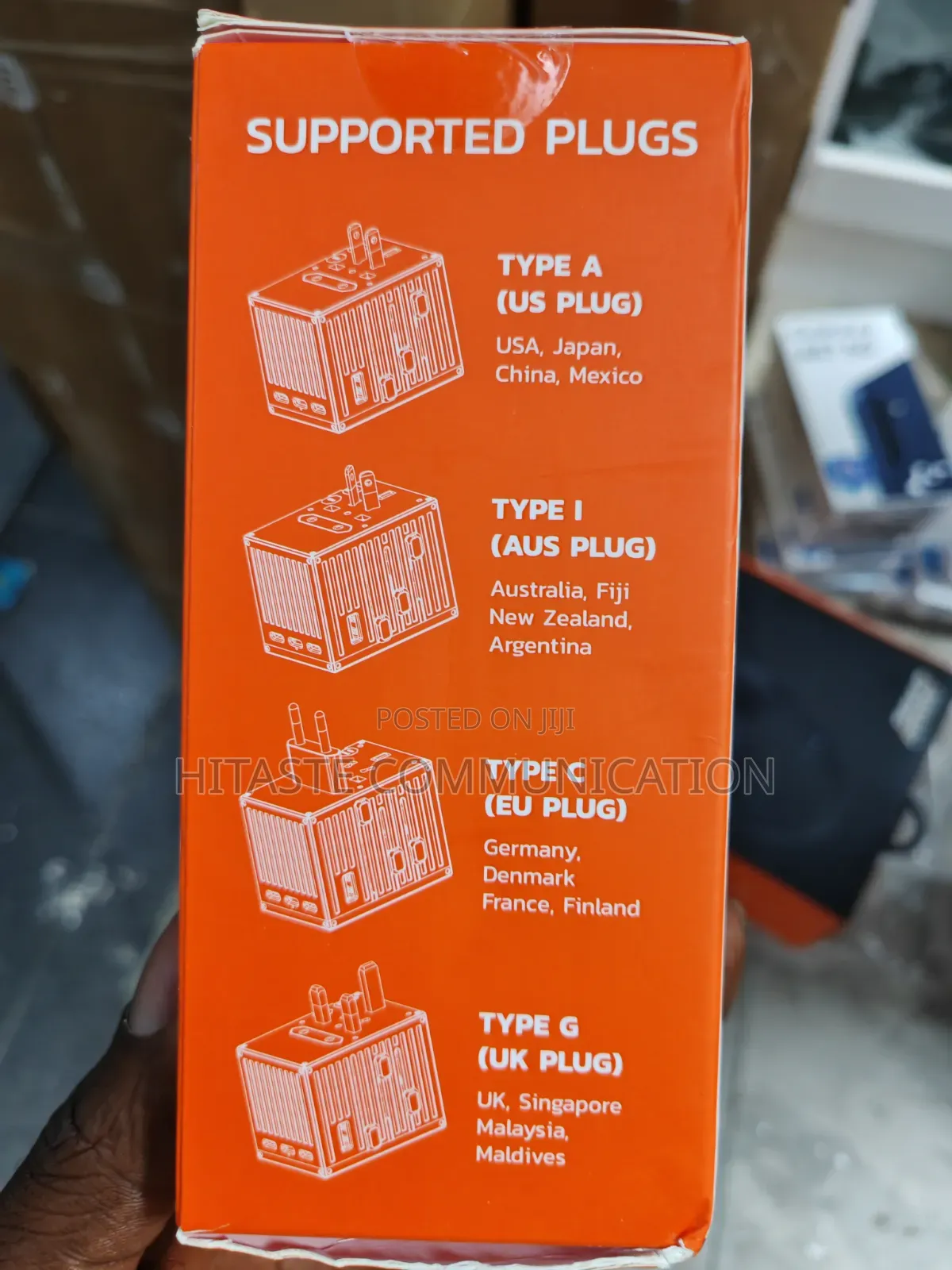 Porodo 5-port Travel Block (Adapter)