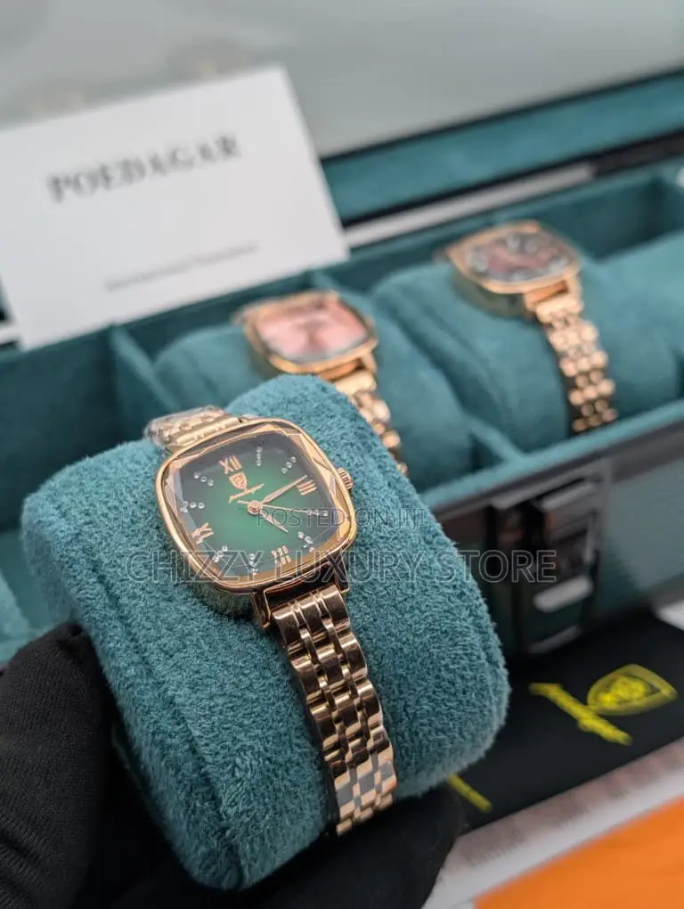 Poedagar Quality Ladies Chain Strap Wristwatch