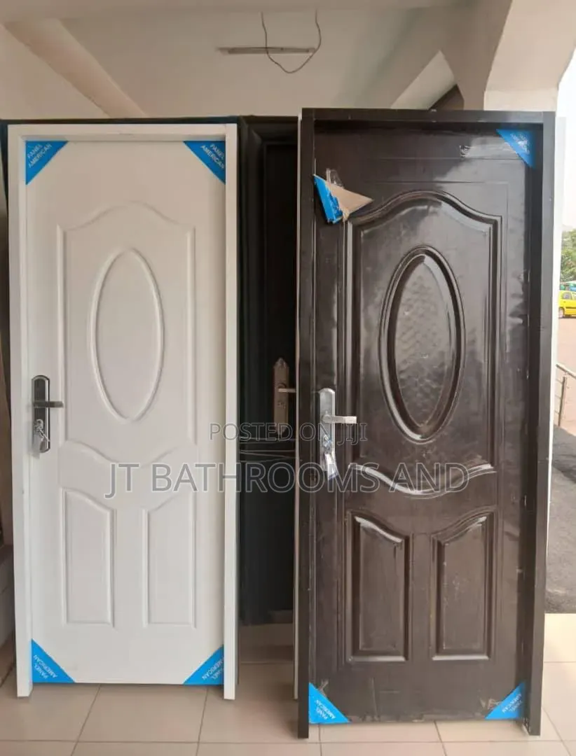 Panel America Steel Doors for Bathrooms or Gatehouse