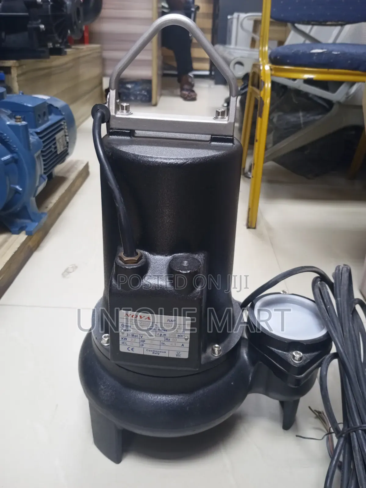 3hp Continuous Duty Industrial Sewage Pump, With Full Cast Iron Body