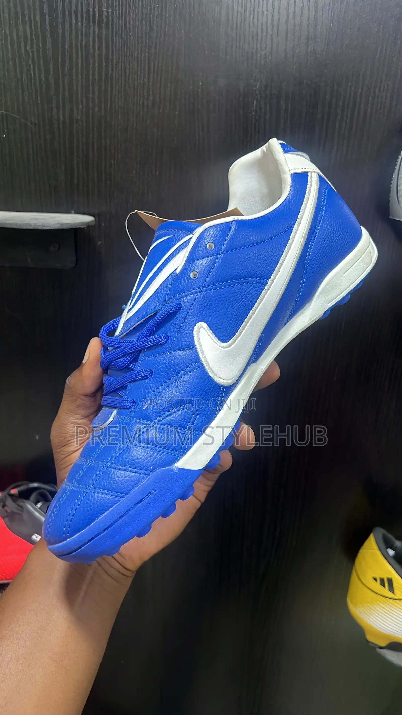 New Blue Tiempo Boots