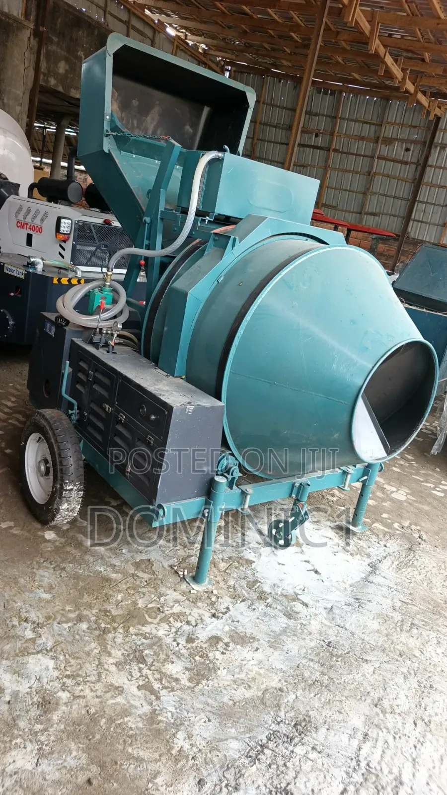 Self-Loading Concrete Mixer, Likely a Diesel-Powered