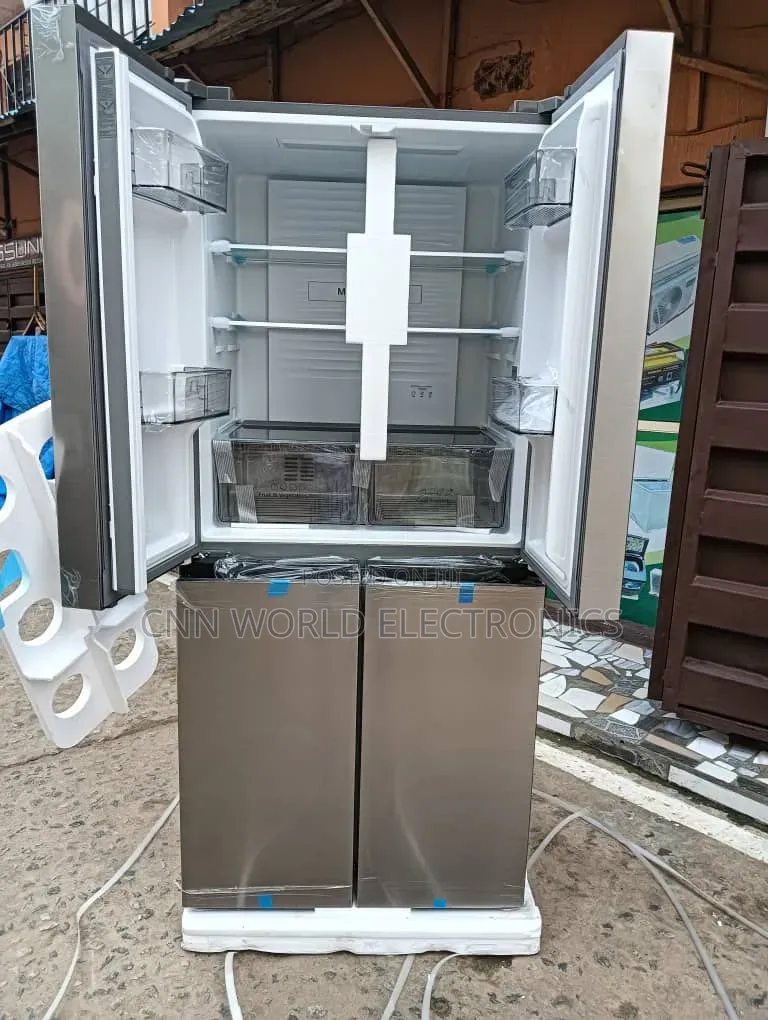 New Hisense 392l Inverter 4 Door Side by Side Fridge Bottom Freezer