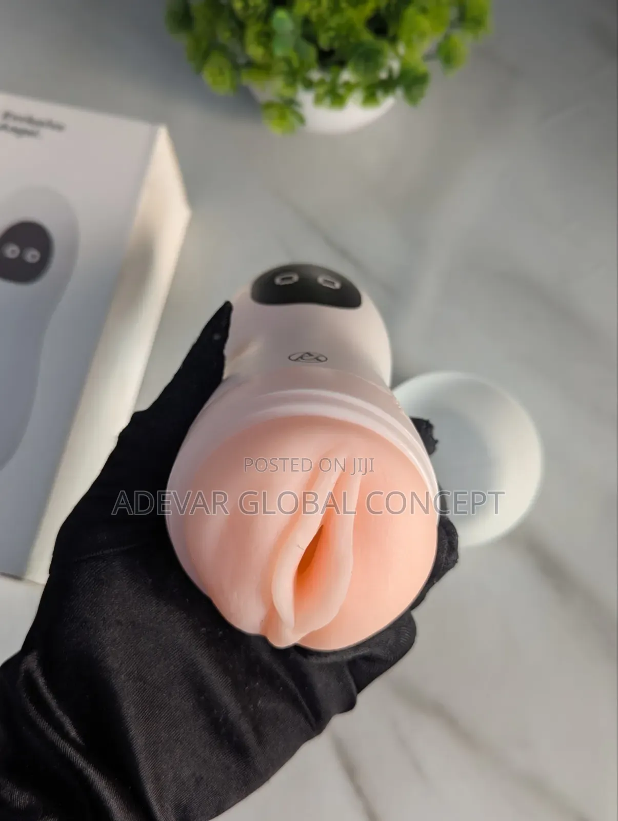 Real Vagina Cup Vibrating Masturbator Sex Toys for Men