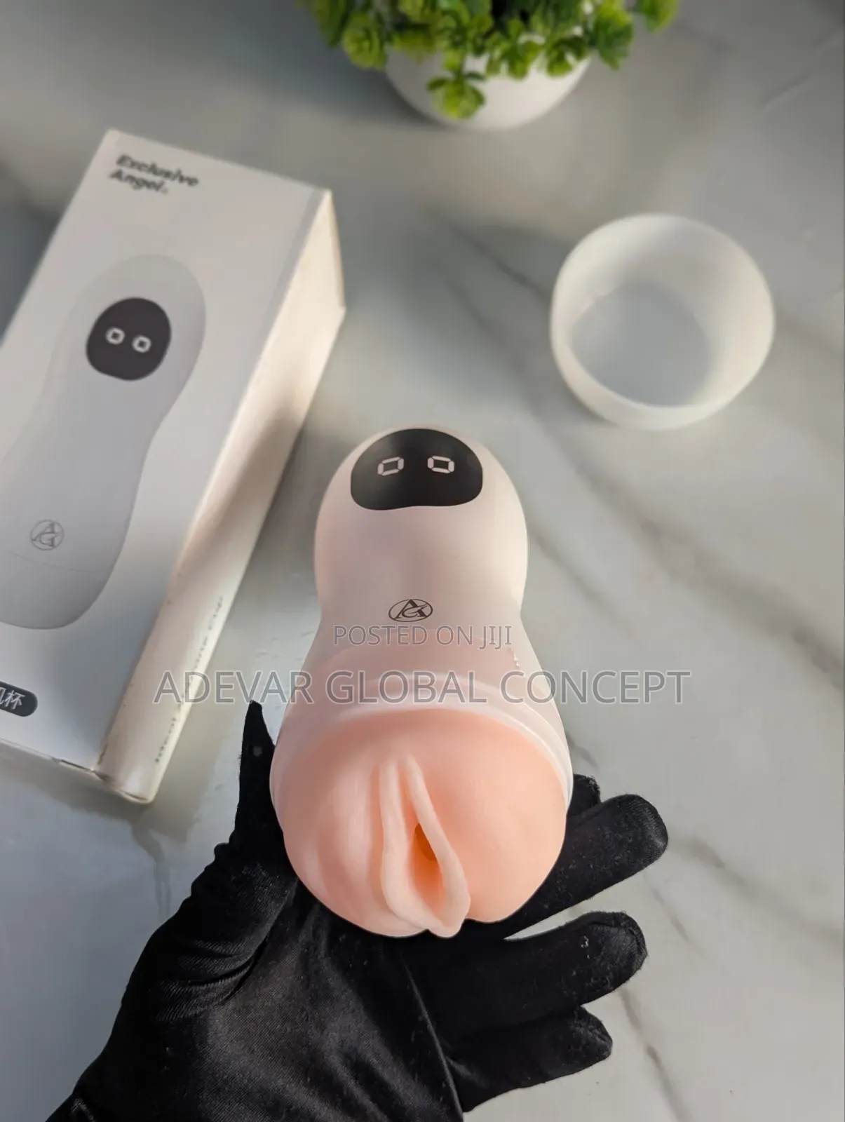 Real Vagina Cup Vibrating Masturbator Sex Toys for Men