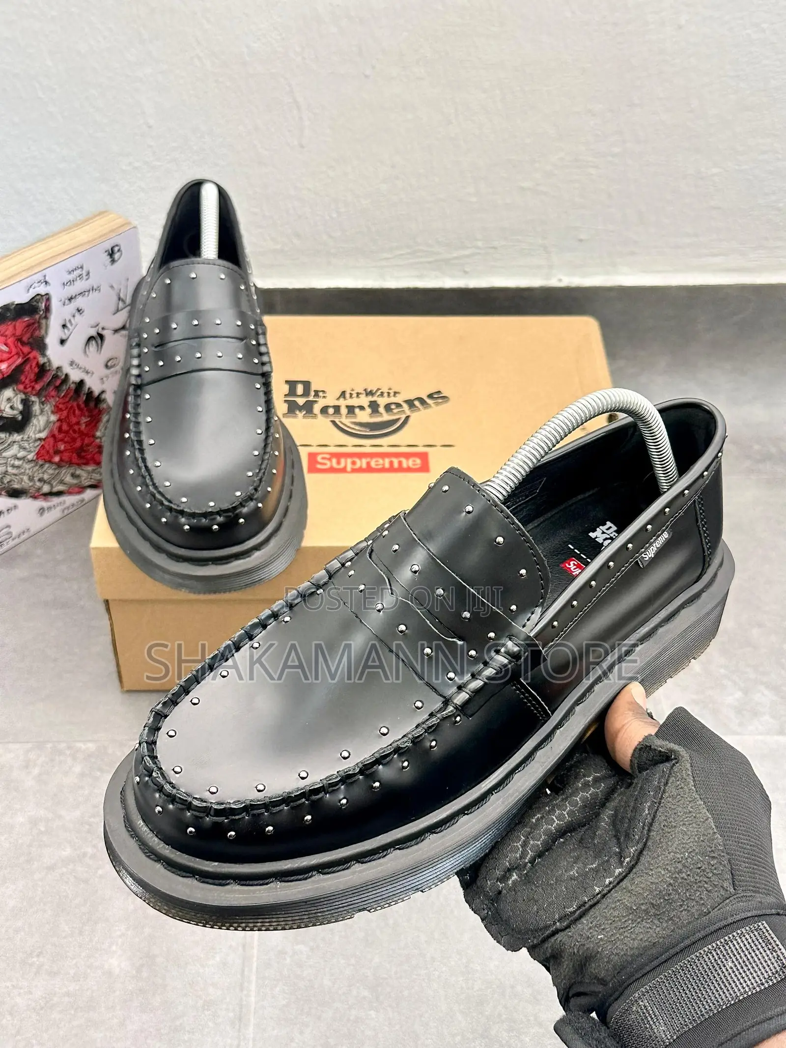 Original Supreme Dr Martens Stud