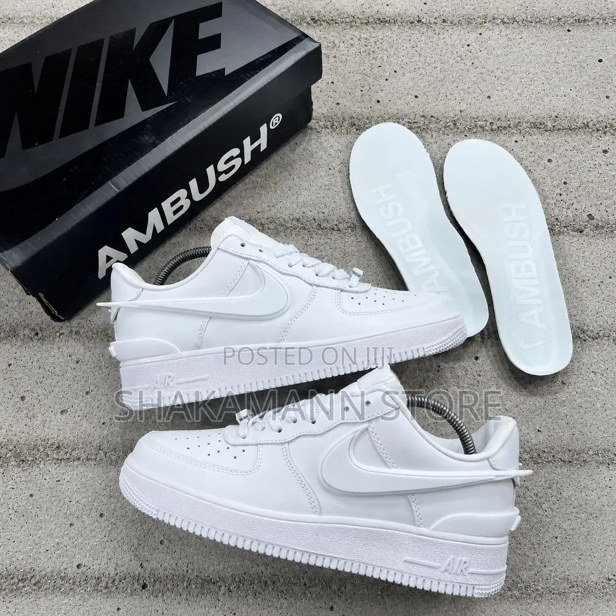 Original Nike Af1 Triple White Ambush