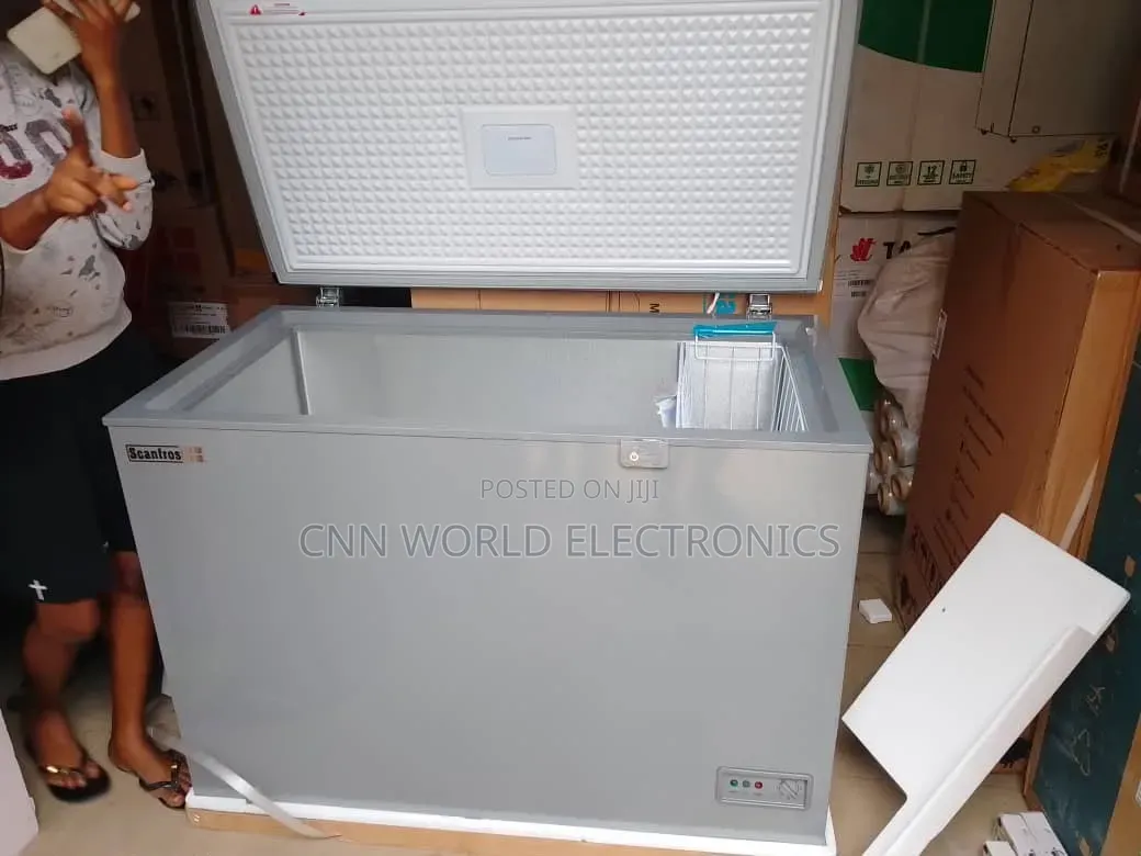 New Scanfrost 250l Chest Freezer With External Fast Freezing Warranty