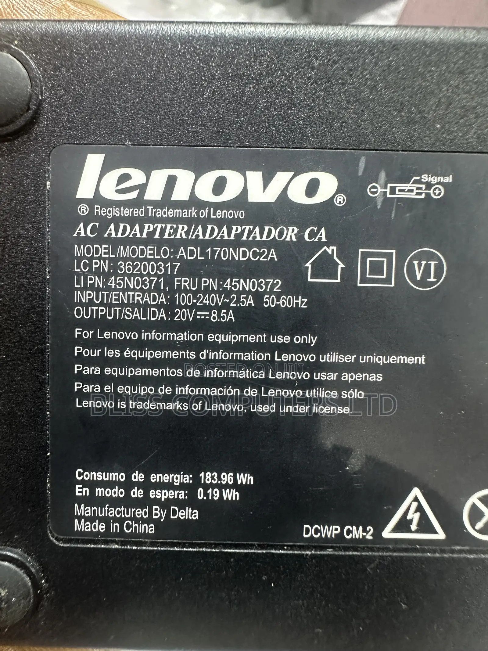 Lenovo 170w Usb Mouth Charger