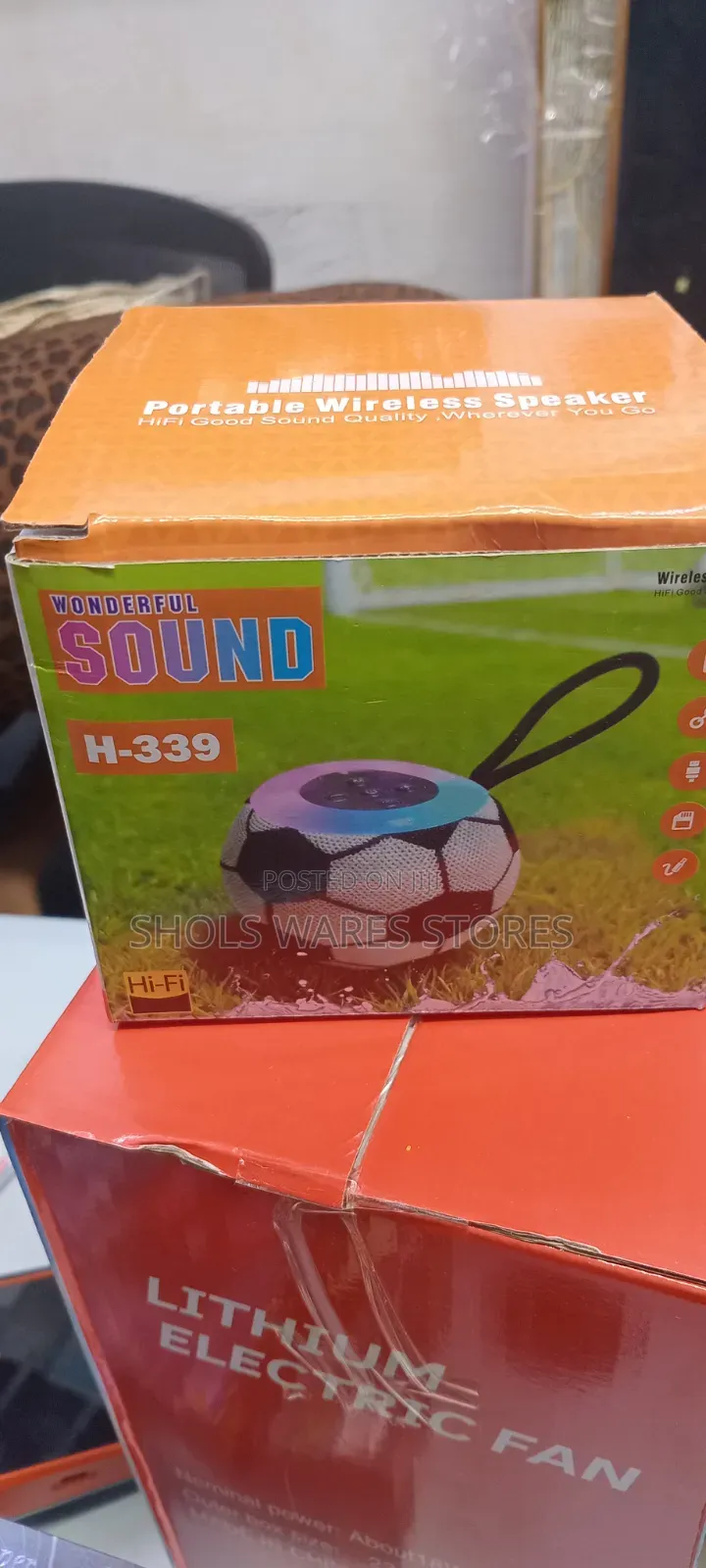 Rechargeable Football Design Wireless Bluetooth Speaker